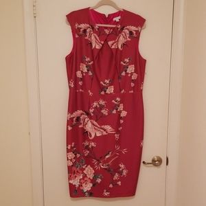 NWOT XL Red Sleeveless Sheath Mini Dress